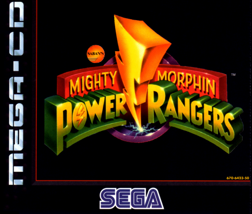 Mighty Morphin Power Rangers (Europe) Sega CD Game Cover